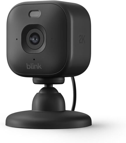 Blink Mini 2K+ (newest model) – Plug-in Home & Pet Security Camera with 2K video resolution, color night vision, enhanced audio, motion detection – 1 camera (White) in Saudi Arabia