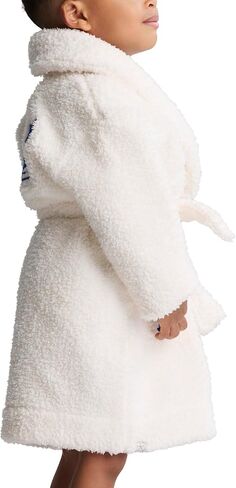 رداء Barefoot Dreams® المصقول CozyChic® للأطفال الصغار المطرز على شكل كوكب، كريمي، 4T-5T in Saudi Arabia