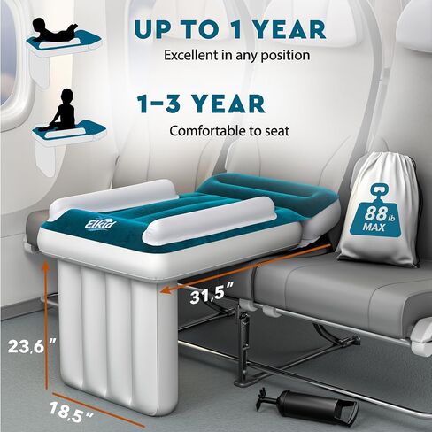 Elkid Toddler Airplane Bed - Kids Plane Bed, Baby Seat Extender for Kids in Saudi Arabia