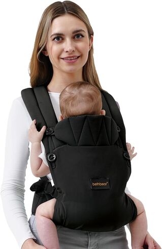 Baby Carrier Newborn to Toddler 7-45 lbs with Natural Material, Ergonomic Design,Versatile and Adjustable,Hands Free for Moms&Dads,Green in Saudi Arabia
