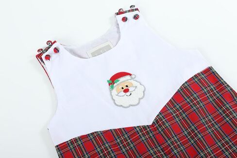 Lil cactus Boys Baby and Toddler Smocked Christmas Overalls in Saudi Arabia