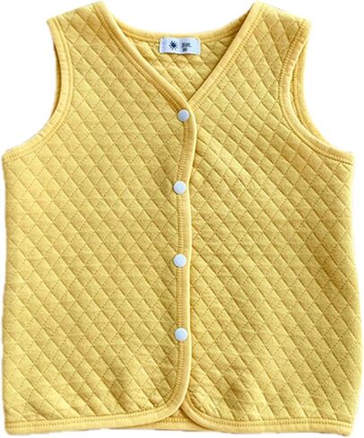 Kids Vests Baby Undershirts Outerwear Sleeveless Coats for Children Students Cotton 2-9Y in Saudi Arabia