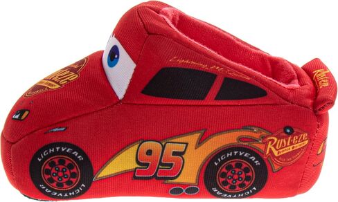 Disney Cars Slippers for Boys Lightning McQueen and Tow Mater Slipper Fuzzy House Sandals For Toddler to Little Kids in Saudi Arabia