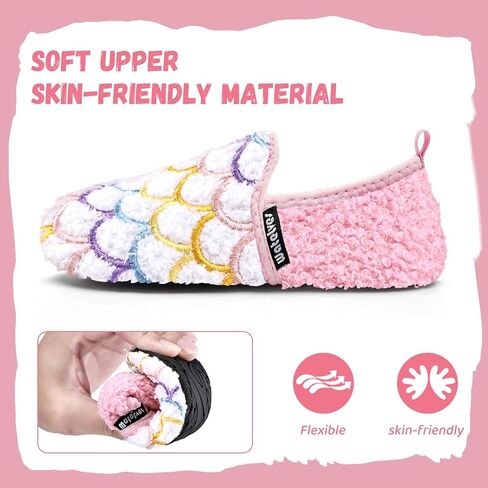 WateLves Kids Toddler Slippers Boys Girls House Shoes Slip on Sock Slippers Lightweight Winter Indoor Outdoor Walking Shoes in Kuwait