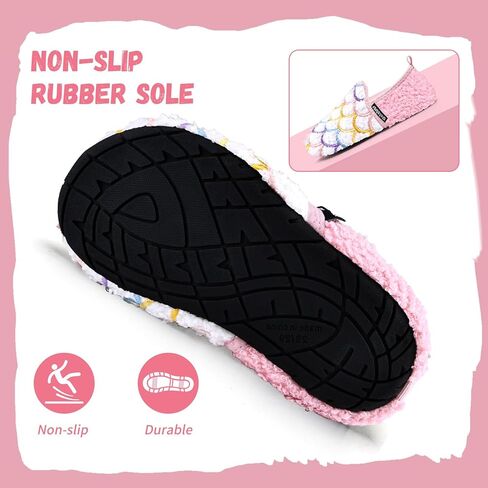 WateLves Kids Toddler Slippers Boys Girls House Shoes Slip on Sock Slippers Lightweight Winter Indoor Outdoor Walking Shoes in Kuwait