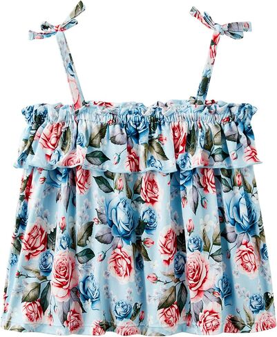 Bamboo Viscose Girls Tank Tops Infant Sleeveless Spaghetti Strap Baby Tank Top in Saudi Arabia