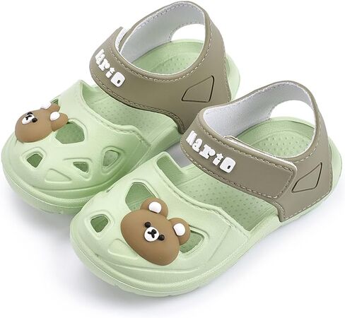 صنادل مريحة للأولاد والبنات، أحذية مشي للحديقة والشاطئ وحمام السباحة، نعل مضاد للانزلاق للأطفال الصغار in Kuwait