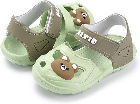 صنادل مريحة للأولاد والبنات، أحذية مشي للحديقة والشاطئ وحمام السباحة، نعل مضاد للانزلاق للأطفال الصغار in Kuwait