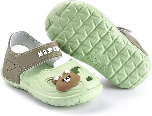 صنادل مريحة للأولاد والبنات، أحذية مشي للحديقة والشاطئ وحمام السباحة، نعل مضاد للانزلاق للأطفال الصغار in Kuwait
