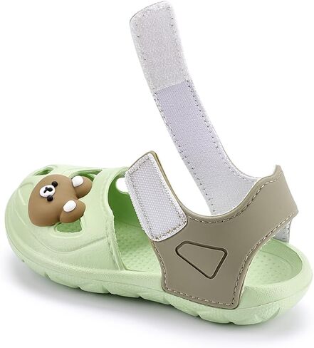 صنادل مريحة للأولاد والبنات، أحذية مشي للحديقة والشاطئ وحمام السباحة، نعل مضاد للانزلاق للأطفال الصغار in Kuwait