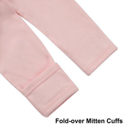 Aablexema Baby Organic Cotton Pajamas 2 Way Zipper Preemie Newborn One Piece Outfit Long Sleeve Footed Sleepwear in Saudi Arabia
