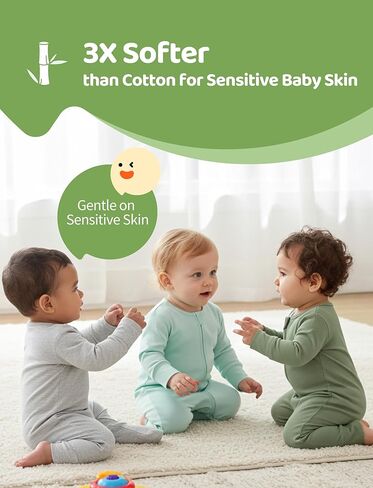 Patpat Baby Footies Boys Girls - Bamboo Viscose - Shipper & Non -Slip Romper Mitten - ملابس رضعية القدمين. in Kuwait