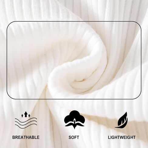 ROMPERINBOX Baby Girl Bodysuit 2 Pack, Long Sleeve Ribbed Knitted Onsies Ruffle Collar and Flutter Sleeve Fall Winter Clothes in Saudi Arabia