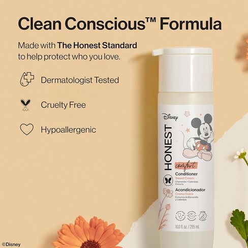 The Honest Company Shampoo & Body Wash, Tear-Free, Fragrance-Free, 10 fl oz in Kuwait