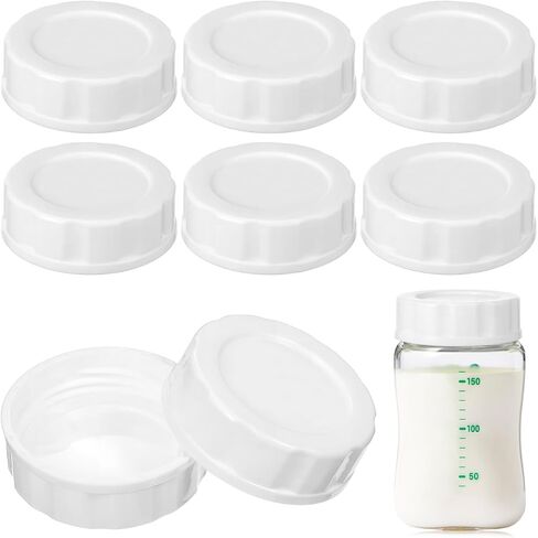 ERINGOGO 8 Pcs Bottle Cap Milk Bottle Replacement Caps Storage Caps Lids Bottle Sealing Discs Essentials Bottle Sealing Caps Milk Bottle Replacement Lids in Saudi Arabia