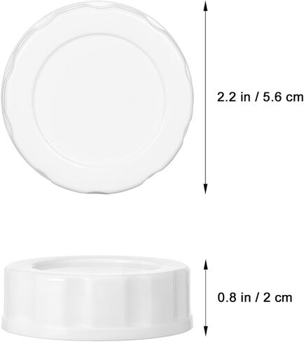 ERINGOGO 8 Pcs Bottle Cap Milk Bottle Replacement Caps Storage Caps Lids Bottle Sealing Discs Essentials Bottle Sealing Caps Milk Bottle Replacement Lids in Saudi Arabia