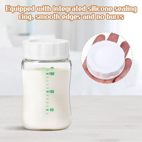 ERINGOGO 8 Pcs Bottle Cap Milk Bottle Replacement Caps Storage Caps Lids Bottle Sealing Discs Essentials Bottle Sealing Caps Milk Bottle Replacement Lids in Saudi Arabia