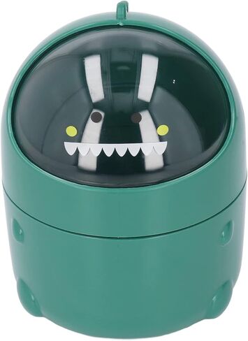 Desktop Trash Can Baby Dinosaur Style Large Opening Detachable Design for Daily Storage Laundry or Utility Room Craft Room Etc (Green Baby Dinosaur) in Saudi Arabia
