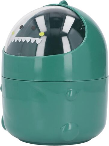 Desktop Trash Can Baby Dinosaur Style Large Opening Detachable Design for Daily Storage Laundry or Utility Room Craft Room Etc (Green Baby Dinosaur) in Saudi Arabia