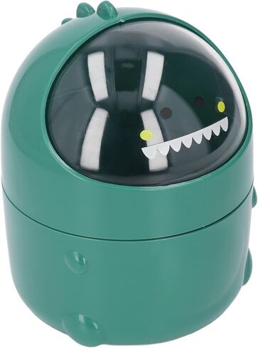 Desktop Trash Can Baby Dinosaur Style Large Opening Detachable Design for Daily Storage Laundry or Utility Room Craft Room Etc (Green Baby Dinosaur) in Saudi Arabia