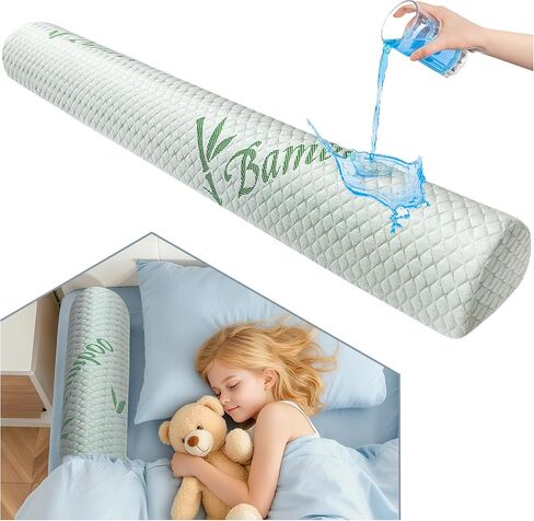 Waterproof Bed Bumper for Toddler, Soft Baby Foam Rail for Full, Queen, Twin, King Size Bed, Green, 1 Pack in Saudi Arabia