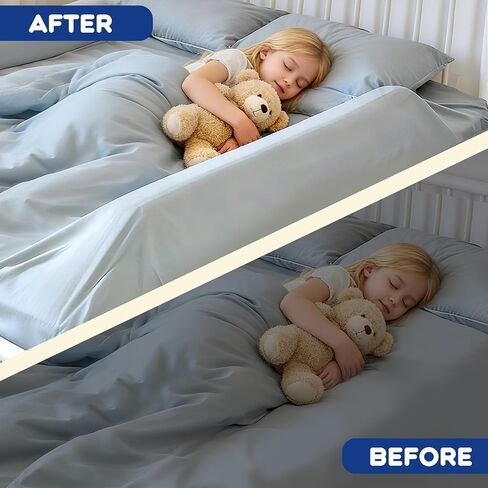Waterproof Bed Bumper for Toddler, Soft Baby Foam Rail for Full, Queen, Twin, King Size Bed, Green, 1 Pack in Saudi Arabia
