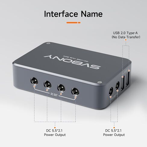 محول طاقة تلسكوب علم الفلك SVBONY SV241، صندوق محور USB صغير DC، مخرج عالي السرعة وواجهة من النوع C، التوافق مع مصادر الطاقة المختلفة، محور USB متكامل للتصوير الفلكي في الهواء الطلق in Saudi Arabia