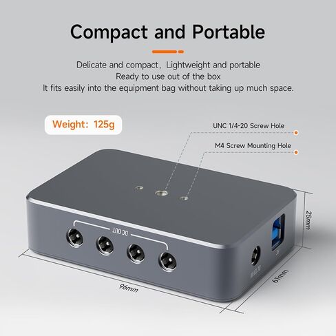 محول طاقة تلسكوب علم الفلك SVBONY SV241، صندوق محور USB صغير DC، مخرج عالي السرعة وواجهة من النوع C، التوافق مع مصادر الطاقة المختلفة، محور USB متكامل للتصوير الفلكي في الهواء الطلق in Saudi Arabia
