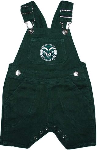 Creative Knitwear Colorado State University Baby and Toddler Short Leg Overalls in Saudi Arabia