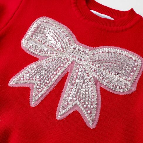 Lil cactus Toddler & Baby Girls Sweater with Glitter Bow in Saudi Arabia