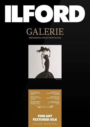 Ilford Galerie Prestige Fine Art Textured Silk 270gsm A4 – 210 mm x 297 mm 25 Sheets in Saudi Arabia