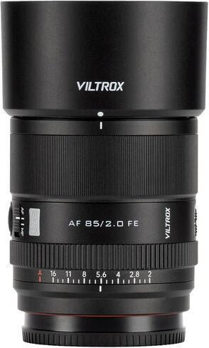 VILTROX 85mm F2 EVO FE Lens, AF 85mm f/2 FE for Sony E-Mount, Full Frame Portrait Lens for Sony FE a7iv a7c ii a7rv a9ii zve1 fx3 zv-e10 ii a6700 a6600 in Saudi Arabia