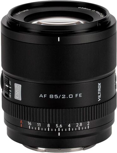 VILTROX 85mm F2 EVO FE Lens, AF 85mm f/2 FE for Sony E-Mount, Full Frame Portrait Lens for Sony FE a7iv a7c ii a7rv a9ii zve1 fx3 zv-e10 ii a6700 a6600 in Saudi Arabia