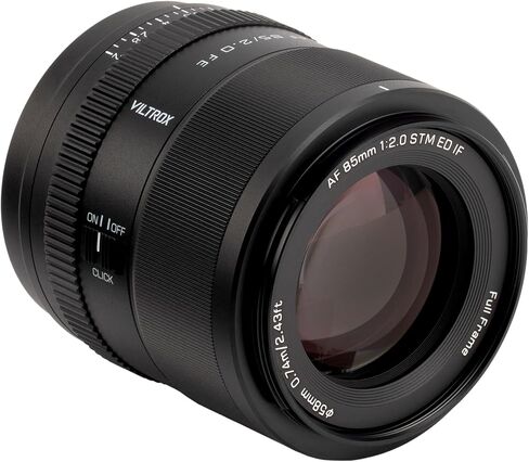 VILTROX 85mm F2 EVO FE Lens, AF 85mm f/2 FE for Sony E-Mount, Full Frame Portrait Lens for Sony FE a7iv a7c ii a7rv a9ii zve1 fx3 zv-e10 ii a6700 a6600 in Saudi Arabia