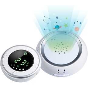 Bebcare Hear Audio Baby Monitor with Ultra-Low Radiation Safe Technology, Breathing Sensor, Night Light and White Noise Silencer for Reception up to 2000 feet (Without Breathing Sensor Mat) in Saudi Arabia