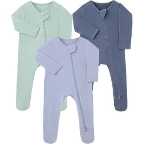Baby Footie Pajamas Rayon Made from Bamboo 3 Pack 0-18 Months in Saudi Arabia
