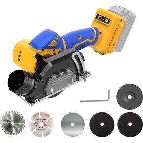 Cordless Cut Off Tool Compatible With DeWalt 20V MAX Battery Compact Rotorazer Saw Brushless with 3" Blades,2 Speed Adjustment 19000RPM for Metal/Wood/Tile/Plastic Cutting(Too Only) in Kuwait