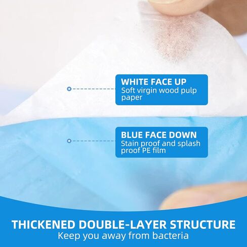 35 Pack Toilet Seat Covers Disposable 16x24 Inch XL Portable Toilet Liners Travel Seat Cover for Outdoors,Hotel, Hospital, Travel, Public Toilet Seat Cover (35 Pack, XL) in Saudi Arabia
