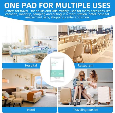 35 Pack Toilet Seat Covers Disposable 16x24 Inch XL Portable Toilet Liners Travel Seat Cover for Outdoors,Hotel, Hospital, Travel, Public Toilet Seat Cover (35 Pack, XL) in Saudi Arabia
