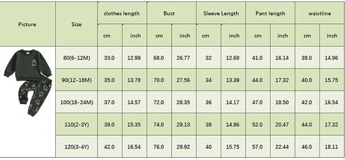 Toddler Boy Girl Halloween Outfit Embroidery Boo Crewneck Sweatshirt Ghost Pants Set Baby Fall Winter oversize Clothes in Saudi Arabia