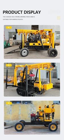 جهاز الحفر الأساسي المثبت على مقطورة للخدمة الشاقة، آلة حفر الصخور والتربة الصناعية المتنقلة للبناء والتعدين واستكشاف الآبار والمشاريع الجيوتقنية in Kuwait