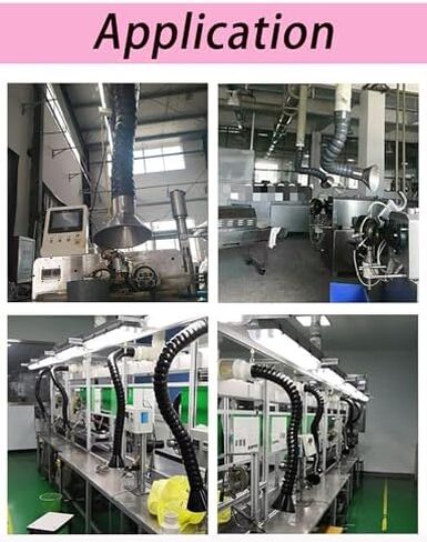 Flexible Exhaust Duct, Industrial Dust Collection Hose with Universal Joints for Efficient Workshop Fume Extraction and Ventilation Solutions in Saudi Arabia