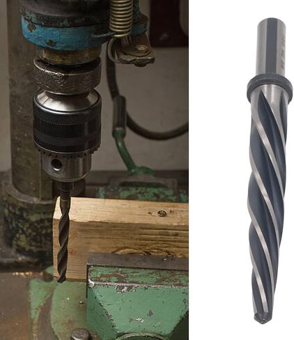 5 Flute Construction Reamer HSS6542 M2 High Speed Steel Round Shank Spiral Reamer Bit for Bridge Building and Metal Structure Installation 5/8in Diameter in Saudi Arabia