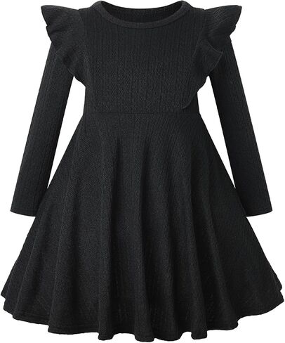 pureborn Baby Toddler Girl Knit Sweater Dress 2-6 Years in Saudi Arabia