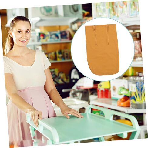 VANZACK 1Pc Changing Pad Cover Breathable Cotton Cloth Nappy Mat for Diaper Changes Easy to Use Yellow in Saudi Arabia