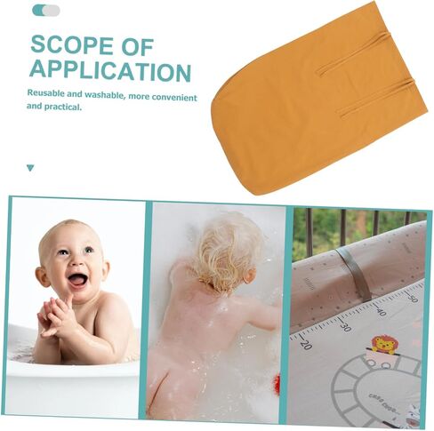 VANZACK 1Pc Changing Pad Cover Breathable Cotton Cloth Nappy Mat for Diaper Changes Easy to Use Yellow in Saudi Arabia