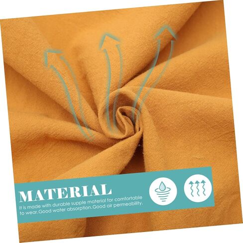 VANZACK 1Pc Changing Pad Cover Breathable Cotton Cloth Nappy Mat for Diaper Changes Easy to Use Yellow in Saudi Arabia