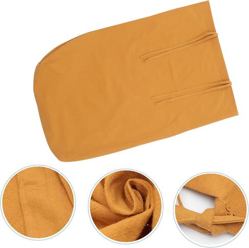 VANZACK 1Pc Changing Pad Cover Breathable Cotton Cloth Nappy Mat for Diaper Changes Easy to Use Yellow in Saudi Arabia