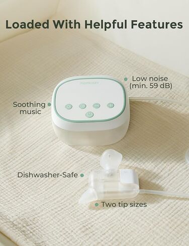 Momcozy BreezyClear Pro™ شفاط الأنف للأطفال، مصاصة أنف من فئة المستشفى 75 كيلو باسكال مع 9 مستويات شفط قابلة للتعديل، منظف أنف كهربائي للأطفال الصغار، مهدئ بالضوء والموسيقى in Saudi Arabia