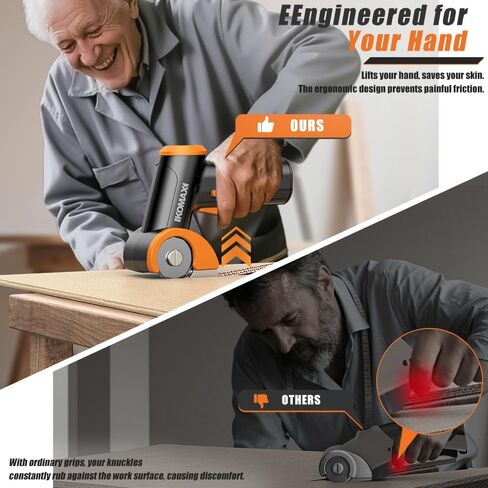 مقص كهربائي لاسلكي من كوماكس، قاطع كرتون 4 فولت مع 3 شفرات، بطارية قابلة لإعادة الشحن 2000 مللي أمبير في الساعة، صندوق تخزين، مقص قماش قاطع صندوق كهربائي للكرتون والجلود والسجاد والقماش والبلاستيك - وردي in Kuwait